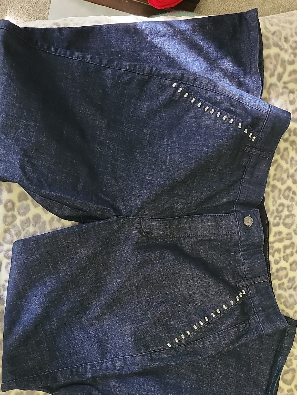 White House Black Market Black and Silver Label Skirt